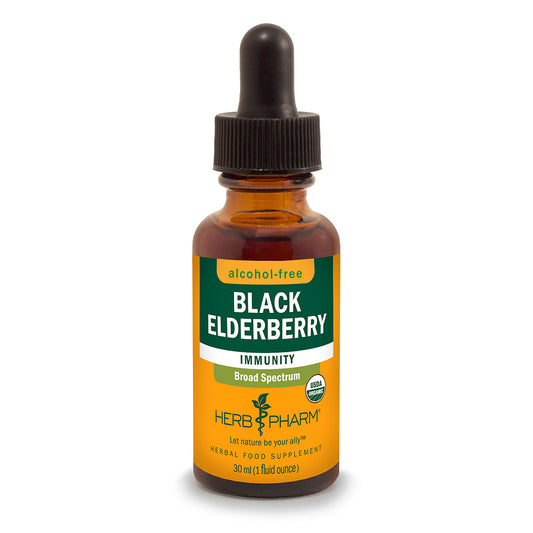 Herb Pharm Black Elderberry, Alcohol-Free 30ml Organic