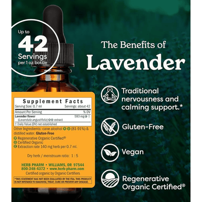 Herb Pharm Lavender 30ml Regenerative Organic Certified®