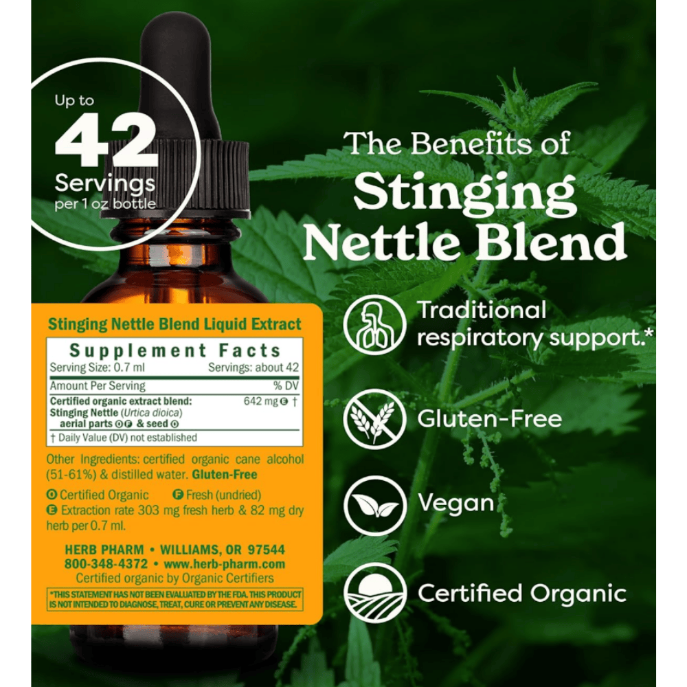 Herb Pharm Stinging Nettle 30ml Organic